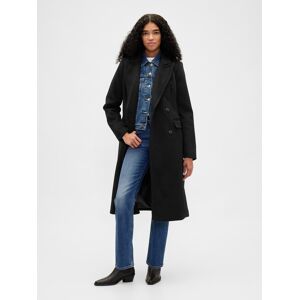 Gap Chesterfield Vlnený Kabát Čierna Xl Gap Chesterfield Vlnený Kabát Čierna Xl