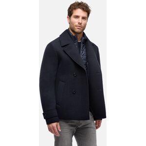Men'S Dark Blue Coat Geox Claudio - Men'S Modrá 54 Men'S Dark Blue Coat Geox Claudio - Men'S Modrá 54
