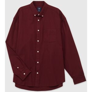 Gap Oxford Shirt - Men'S Tmavočervená M Gap Oxford Shirt - Men'S Tmavočervená M