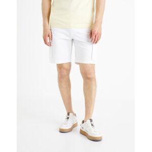 Celio Canvas Cargo Shorts Doribm - Mens Šedá M Celio Canvas Cargo Shorts Doribm - Mens Šedá M