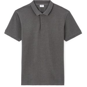Celio Polo Pique Teone T-Shirt - Mens Šedá S Celio Polo Pique Teone T-Shirt - Mens Šedá S