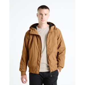Hnedá Pánska Bunda Celio Fuhoodie2 Hnedá S Hnedá Pánska Bunda Celio Fuhoodie2 Hnedá S