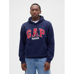 Gap Sweatshirt With Warsaw Logo - Mens Modrá S Gap Sweatshirt With Warsaw Logo - Mens Modrá S