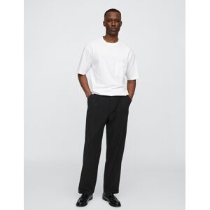 Gap Linen Trousers - Men'S Čierna M Gap Linen Trousers - Men'S Čierna M
