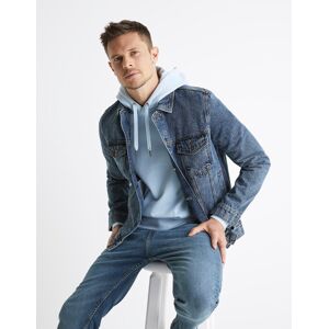 Pánska Bunda Celio Denim Modrá S Pánska Bunda Celio Denim Modrá S