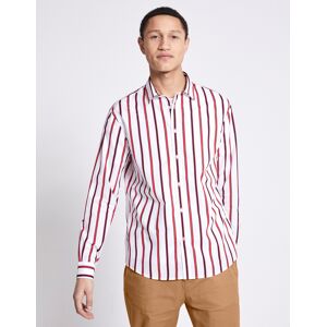 Pánska Košeľa Celio Striped Biela M Pánska Košeľa Celio Striped Biela M