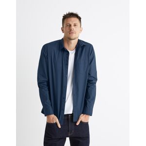 Košeľa Bapeachy2 Regular Celio Modrá S Košeľa Bapeachy2 Regular Celio Modrá S