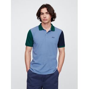 Gap Polo Shirt Pique - Men'S Modrá Xs Gap Polo Shirt Pique - Men'S Modrá Xs