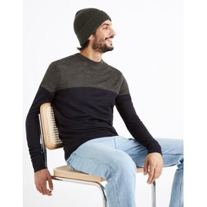 Celio Wool Sweater Cemeribloc - Mens Čierna S Celio Wool Sweater Cemeribloc - Mens Čierna S