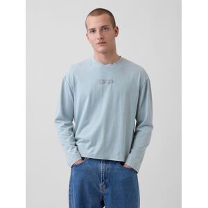 Gap Pánske Tričko S Logom Modrá Xs Gap Pánske Tričko S Logom Modrá Xs