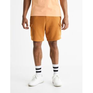 Celio Bobox Shorts With Pockets - Mens Horčicová S Celio Bobox Shorts With Pockets - Mens Horčicová S