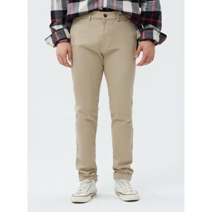 Nohavice Essential Khakis In Skinny Fit With Gapflex Béžová Krémová 32x32 Nohavice Essential Khakis In Skinny Fit With Gapflex Béžová Krémová 32x32