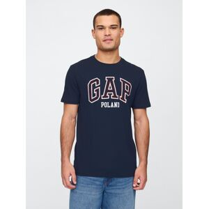 T-Shirt Gap Poland - Men'S Modrá L T-Shirt Gap Poland - Men'S Modrá L