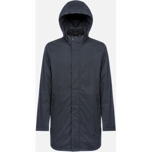 Men'S Dark Blue Quilted Jacket Geox Aurelio - Men'S Šedá 52 Men'S Dark Blue Quilted Jacket Geox Aurelio - Men'S Šedá 52