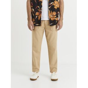 Celio Vowork Sweatpants - Men'S Krémová 38-34 Celio Vowork Sweatpants - Men'S Krémová 38-34