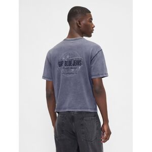 Gap Crop T-Shirt Heavyweight - Men'S Čierna L Gap Crop T-Shirt Heavyweight - Men'S Čierna L
