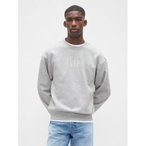 Gap Oversize Heavyweight Sweatshirt - Men'S Šedá S Gap Oversize Heavyweight Sweatshirt - Men'S Šedá S