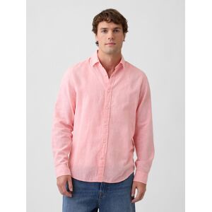 Gap Ľanová Košeľa Standard Fit Ružová Xl Gap Ľanová Košeľa Standard Fit Ružová Xl