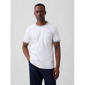 Pánske Tričko Gap S Vreckom Everyday Soft Biela L Pánske Tričko Gap S Vreckom Everyday Soft Biela L