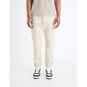 Celio Cargo Trousers Dolyte - Men'S Krémová 32 Celio Cargo Trousers Dolyte - Men'S Krémová 32