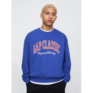Gap Oversize Sweatshirt With Logo - Men'S Modrá Xxl Gap Oversize Sweatshirt With Logo - Men'S Modrá Xxl