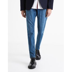 Slim Fit Pre Mužov Celio - Modrá Modrá 32/34 Slim Fit Pre Mužov Celio - Modrá Modrá 32/34
