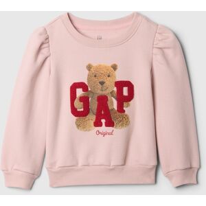 Gap Baby Sweatshirt With Logo - Girls Ružová 2yrs Gap Baby Sweatshirt With Logo - Girls Ružová 2yrs