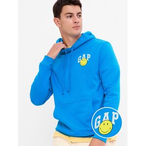 Gap Sweatshirt & Smiley® - Mens Svetlomodrá Xxl Gap Sweatshirt & Smiley® - Mens Svetlomodrá Xxl