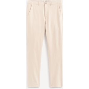 Béžové Chino Nohavice Celio Arobert Krémová 42/34 Béžové Chino Nohavice Celio Arobert Krémová 42/34