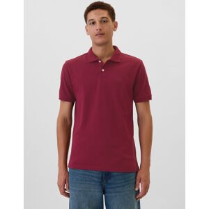 Gap Polo Pique T-Shirt - Mens Tmavočervená Xxl Gap Polo Pique T-Shirt - Mens Tmavočervená Xxl