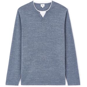 Celio Sweater Henley Gelano - Men'S Šedá S Celio Sweater Henley Gelano - Men'S Šedá S