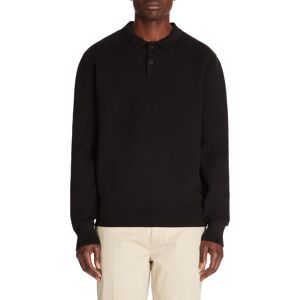 Celio Jepoclo Long Sleeve Polo Shirt - Mens Čierna Xxl Celio Jepoclo Long Sleeve Polo Shirt - Mens Čierna Xxl
