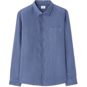Celio Ľanová Košeľa Daflix - Modrá Xxl Celio Ľanová Košeľa Daflix - Modrá Xxl