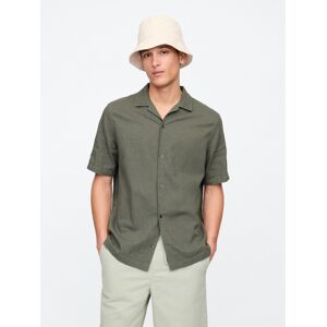 Gap Linen Shirt - Men'S Šedá Xl Gap Linen Shirt - Men'S Šedá Xl