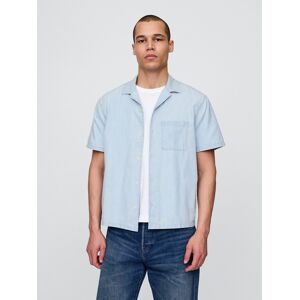 Gap Chambray Shirt - Men'S Šedá Xxl Gap Chambray Shirt - Men'S Šedá Xxl