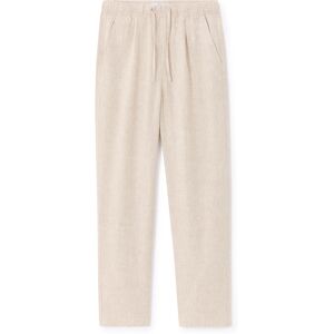 Celio Linen Trousers Lolinos - Mens Krémová M Celio Linen Trousers Lolinos - Mens Krémová M