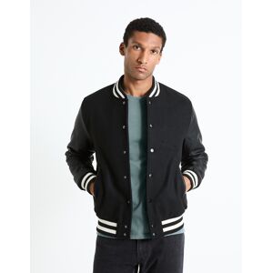Celio Bomber Jacket Fuvarsi - Mens Čierna M Celio Bomber Jacket Fuvarsi - Mens Čierna M