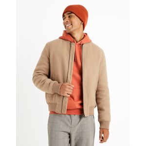 Béžový Pánsky Bomber Celio Cubeauty Krémová L Béžový Pánsky Bomber Celio Cubeauty Krémová L