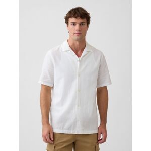Gap Linen Shirt - Men'S Šedá L Gap Linen Shirt - Men'S Šedá L