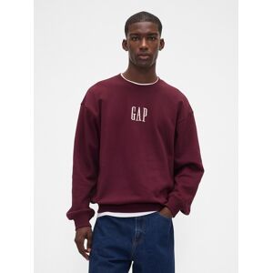 Gap Oversize Heavyweight Sweatshirt - Men'S Tmavočervená Xs Gap Oversize Heavyweight Sweatshirt - Men'S Tmavočervená Xs