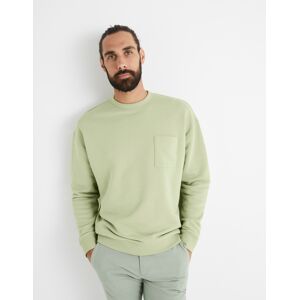 Celio Sweatshirt With Pocket Besweatbox - Mens Krémová S Celio Sweatshirt With Pocket Besweatbox - Mens Krémová S