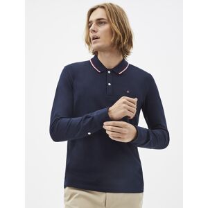Pánske Tričko S Dlhym Rukávom Celio Collar Čierna S Pánske Tričko S Dlhym Rukávom Celio Collar Čierna S