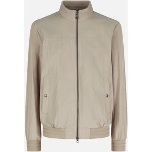 Beige Men'S Jacket Geox Elver - Men'S Krémová 52 Beige Men'S Jacket Geox Elver - Men'S Krémová 52