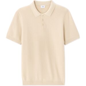 Celio Polo Pique Lecombi Tričko Krémová M Celio Polo Pique Lecombi Tričko Krémová M