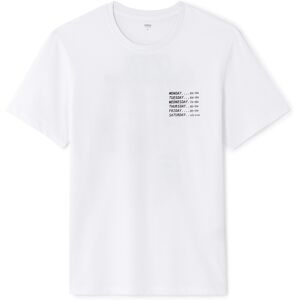 Celio Lecoffee T-Shirt - Men'S Biela L Celio Lecoffee T-Shirt - Men'S Biela L