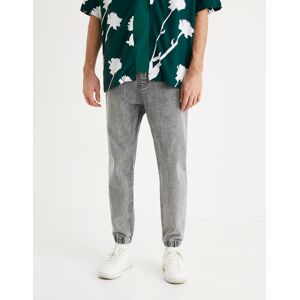 Celio Atojog Jeans With Elastic Waist - Mens Šedá 28/34 Celio Atojog Jeans With Elastic Waist - Mens Šedá 28/34