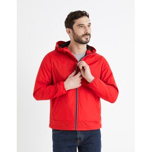 Pánska Bunda Celio Windproof Červená M Pánska Bunda Celio Windproof Červená M