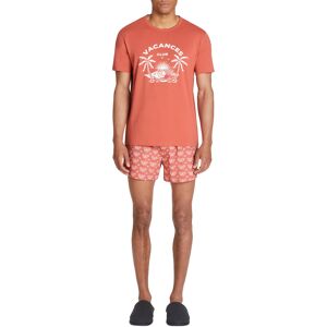 Celio Cotton Short Pajamas Jipyvac - Mens Červená S Celio Cotton Short Pajamas Jipyvac - Mens Červená S