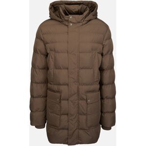 Men'S Brown Quilted Jacket Geox Leitan - Mens Hnedá 54 Men'S Brown Quilted Jacket Geox Leitan - Mens Hnedá 54