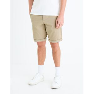 Béžové Pánske Chino Kraťasy Celio Bochinobm Krémová 30 Béžové Pánske Chino Kraťasy Celio Bochinobm Krémová 30